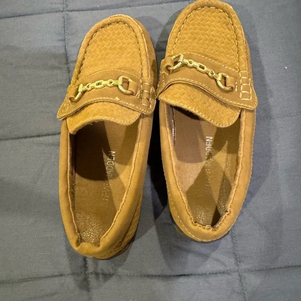 Steve Madden Boys Justinn Leather Bit Loafers